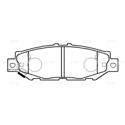 Фото для Колодки CTR CKT-63/GP-02125/ PF1363/GK1077