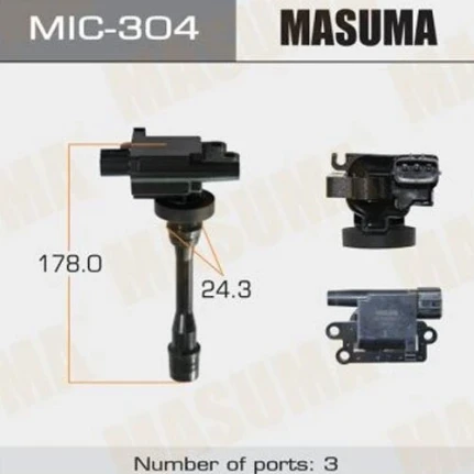 Фото для Катушка зажигания MASUMA MIC304/KD9007A/MBDI2002E
