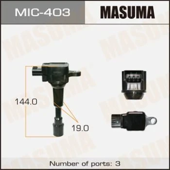 Фото для Катушка зажигания MASUMA, MIC403/KD9120A/MZDI1002E AXELA DEMIO / ZJ-VE, ZY-VE