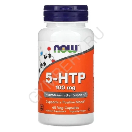 Фото для NOW 5-HTP 100 mg, 60 vcaps, шт, арт. 1802003