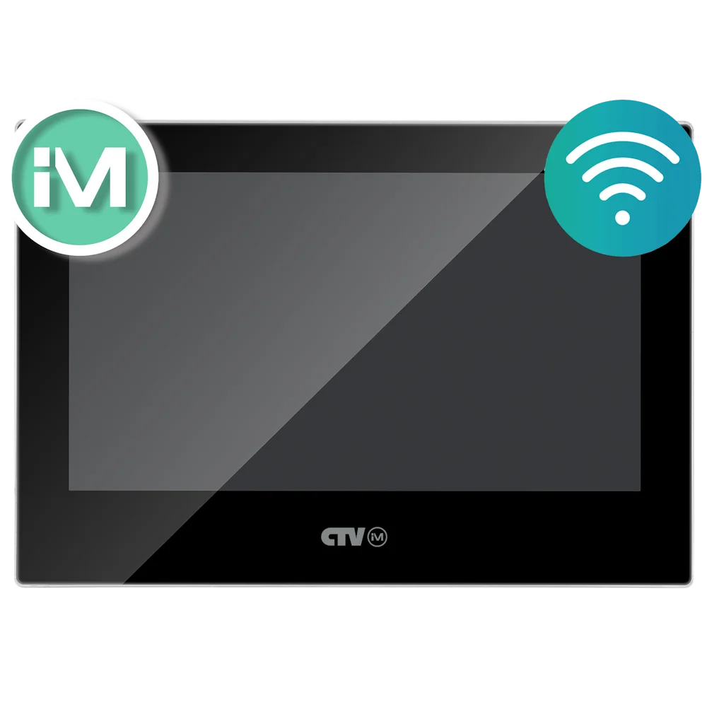 IP видеодомофон CTV-iM740W Cloud 7 (B)
