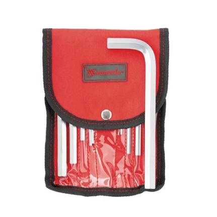 Фото для Ключи имбусовые HEX (1,5-12,0мм) 10шт короткие в чехле - MATRIX