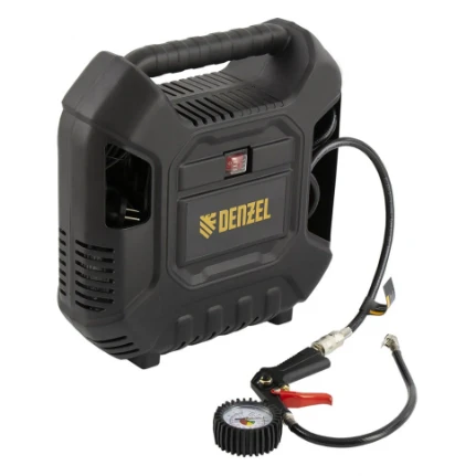 Фото для Компрессор автомобильный 8 атм, 180л/мин, 230В, с набором насадок - Denzel