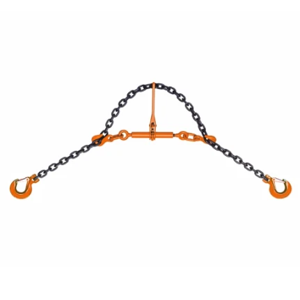 Фото для Стяжка цепная 8,0т - цепь 5м (16мм) + 2 крюка 6т (талреп храповичный с рычагом) - Magnus Profi