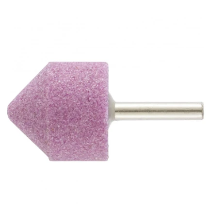 Фото для Шарошка для дрели абразивная шлифовальная, конус, на шпильке: d - 25х25х6,0мм (уп.3шт),F46 - Matrix