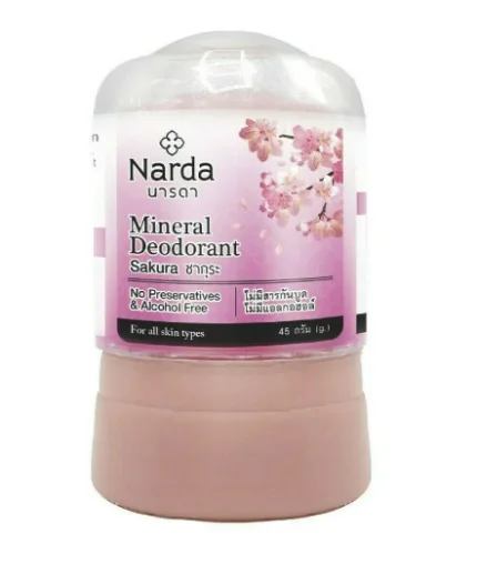 Фото для Дезодорант кристалл "Сакура" Narda Mineral deodorant Sakura, 45 гр