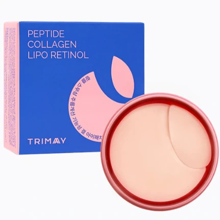 Фото для Патчи для век с пептидами, коллагеном и ретинолом TRIMAY (pink) Wrinkle Smoothing Gel Eye Patch (30 шт. больших + 30 шт. лепестк