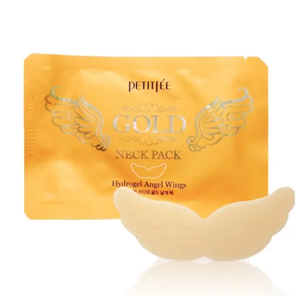 Маски для области шеи Petitfee Gold Neck Pack Hydrogel Angel Wings Комплектация: в упаковке 1 патч (10 гр).