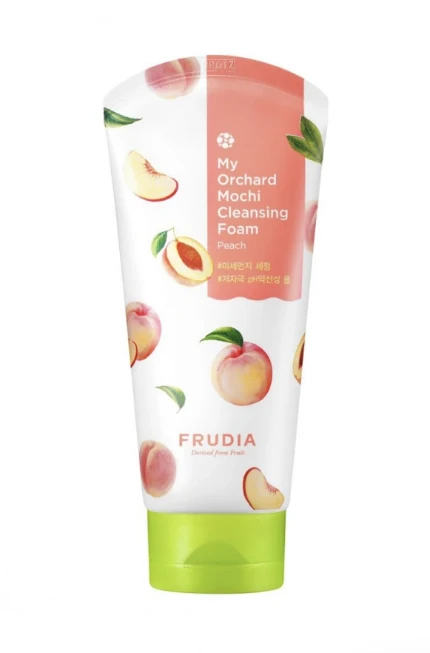 Фото для Frudia My Orchard Peach Mochi Cleansing Foam Пенка-моти для лица c персиком 120мл