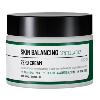 Фото для Dearboo Крем успокаивающий кислотами и центеллой – Skin balancing centella cica zero cream, 50мл