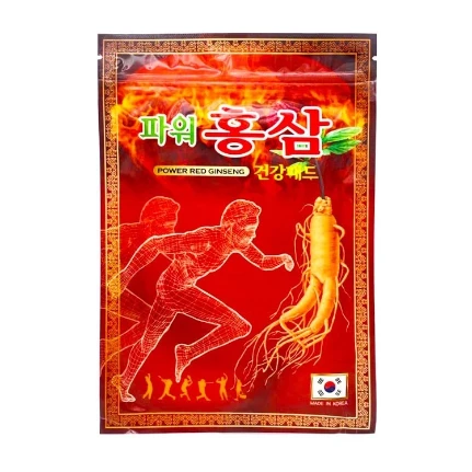 Фото для Пластырь согревающий с красным женьшенем Korean Red Ginseng Power Pad 20 шт.