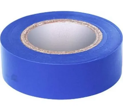 Фото для Лента клейкая изоляц. ПВХ, синяя, каучук, 19мм х 20м, тол. 13 мкм, (шт.)