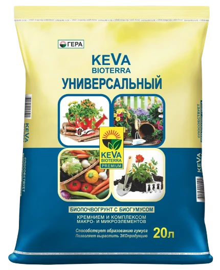 Фото для БИОпочвогрунт KEVA BIOTERRA Универсальный 20л