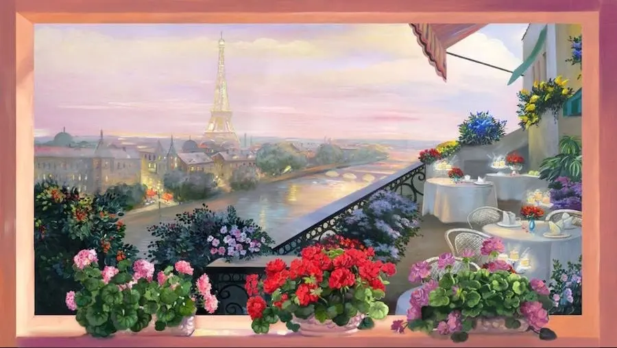 Фреска STEINBAU AMUR "Окно в Париж"
