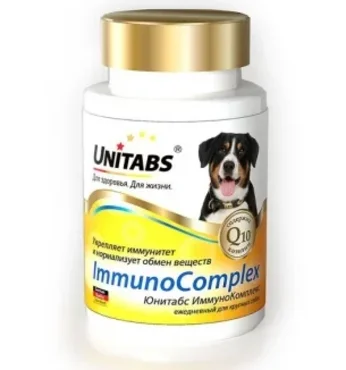 Юнитабс для собак крупных ImMuno Complex с Q10 100 табл