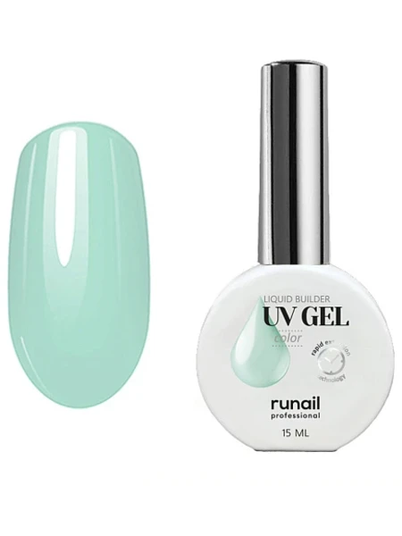 
Жидкий UV Gel Runail, бирюзовый, 15 мл