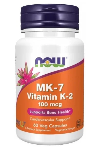 Витамин К2 NOW 100мкг 60капс.