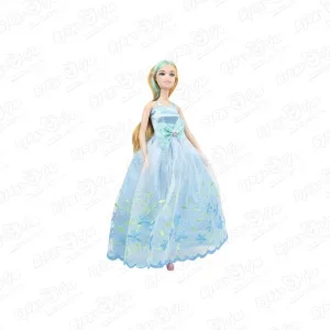 Фото для Кукла Lanson Toys Alisa в голубом платье с набором одежды и гардеробной