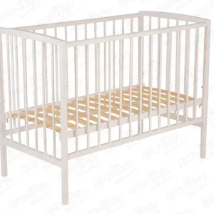 Кровать классическая детская Фея белая