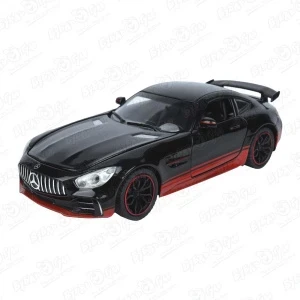 Фото для Модель авто Lanson Toys Mercedes GTR черно-красная 1:24 20см с 7лет