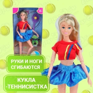 Фото для Кукла Lanson Toys Спортсменка теннисистка в ярком наряде