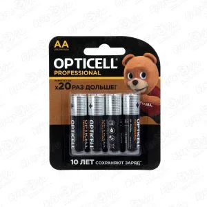 Фото для Батарейки Opticell Professional AA 4шт