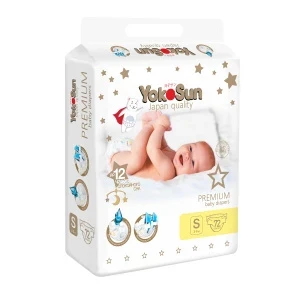 Фото для Подгузники YokoSun Premium S 3-6кг 72шт