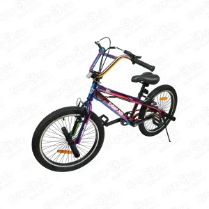 Велосипед Champ Pro BMX B20 с гироротором фиолетово-синий металлик