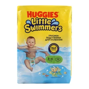 Фото для Подгузники-трусики HUGGIES Little Swimmers для плавания 3-4 7-15кг 13шт