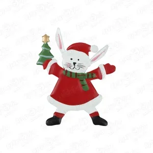 Фото для Украшение новогоднее Заяц Санта-Клаус в ассортортименте