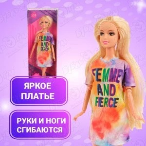 Фото для Кукла Lanson Toys модельная в ярком платье в ассортименте