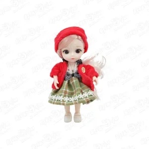Фото для Кукла миниатюрная Lanson Toys в красном пальто
