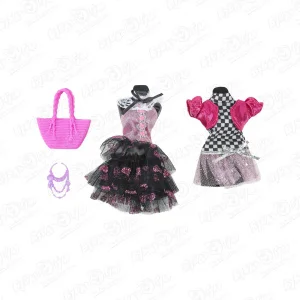 Одежда для модных кукол Sariel Два платья c аксессуарами в ассортименте