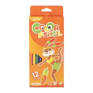 Фото для Карандаши цветные JUNGER трехгранные 12шт