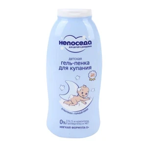 Фото для Гель-пенка Непоседа для купания д-пантенол-горный пион 400мл с 0мес