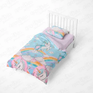 Комплект постельного белья Волшебная ночь Unicorn поплин 3предмета