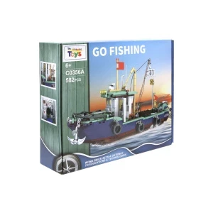 Фото для Конструктор Lanson Toys Рыбацкая лодка 581дет