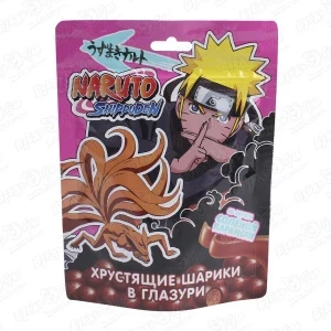 Фото для Хрустящие шарики Naruto Shippuden в глазури 75г