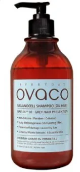 Фото для Ovaco Melanocell Shampoo (Oil Hair) - Шаммпунь для жирных волос