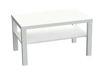 Фото для ЭНКЕЛЬ 82Журнальный стол, белый, 45х82х50 см