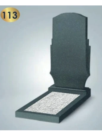 №113 Памятник из зеленого гранита