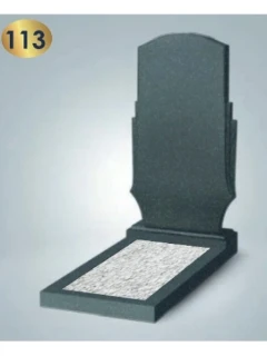№113 Памятник из зеленого гранита