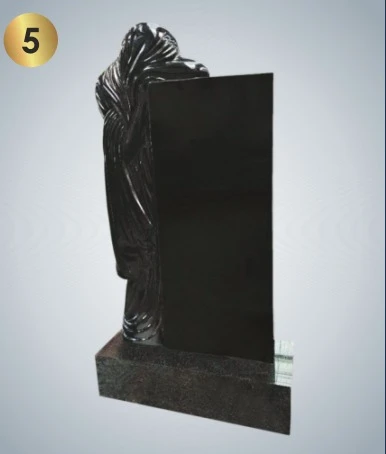 № 5 Фигурный памятник из черного гранита