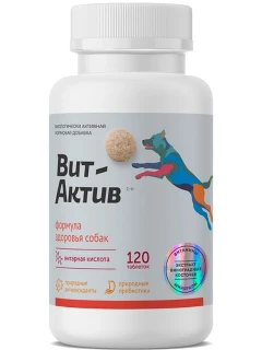 Вит-Актив для собак формула здоровья 120 таб.