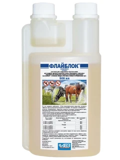Фото для Флайблок д/живот.репел.р/р д/защиты от слепней,мух,мошек и др.насек.500 мл.