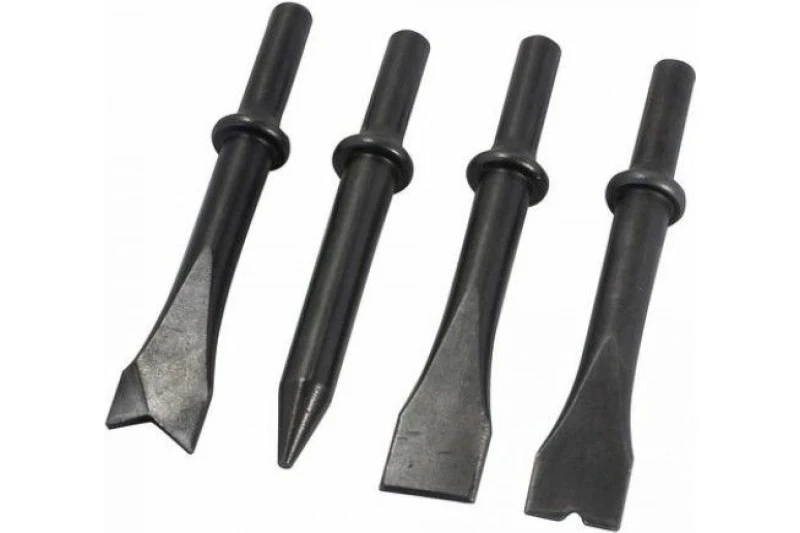 Фото для Набор зубил разнопрофильных 4пр. (круглая посадка 10мм, L-125мм), в блистере RF-RP7002-4