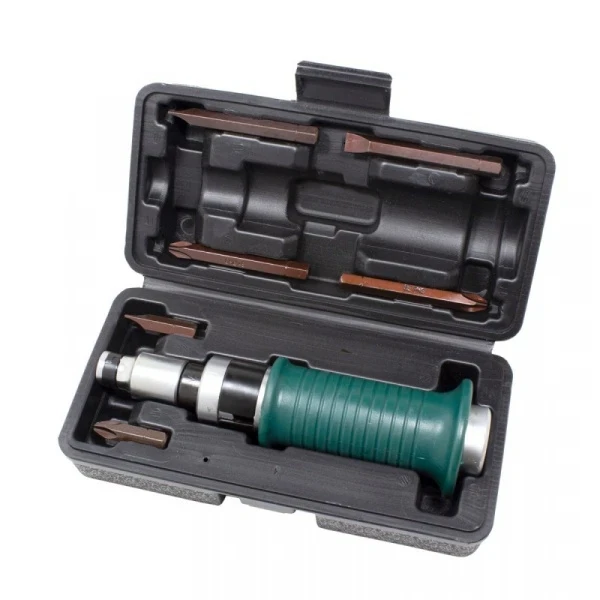 Фото для Отвертка ударная с комплектом вставок и адаптером, 1/2"(F)х5/16"(F) 8пр. ROCKFORCE RF-H1122